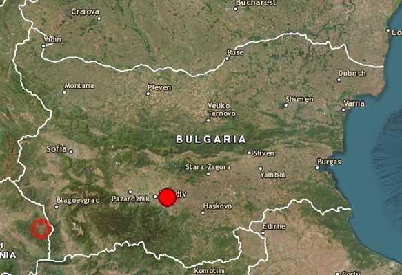 Точно в 15 26 часа силно земетресение разлюля Пловдив и стресна