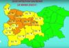 Оранжев код за поройни дъждове в петък и събота