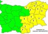 Жълт код за опасно горещо време в 13 области