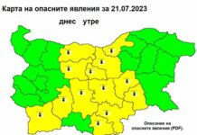 Жълт код за горещо време в 13 области у нас днес