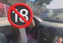 Момиченце кара автомобила на баща си, полицията в Пловдив го глоби и свали номера на колата му