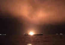 Руски танкер бе ударен от украински безпилотен апарат (Видео)