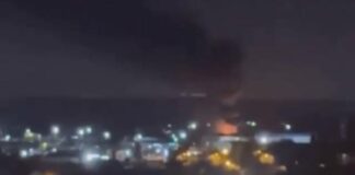 Голям пожар край московското летище Домодедово след атака с дронове