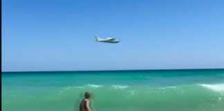 Малък самолет прелетя опасно ниско над плажа в Шабла, под него имало хора