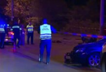 Петгодишно дете и майка му ударени на тротоар от катастрофирал автомобил