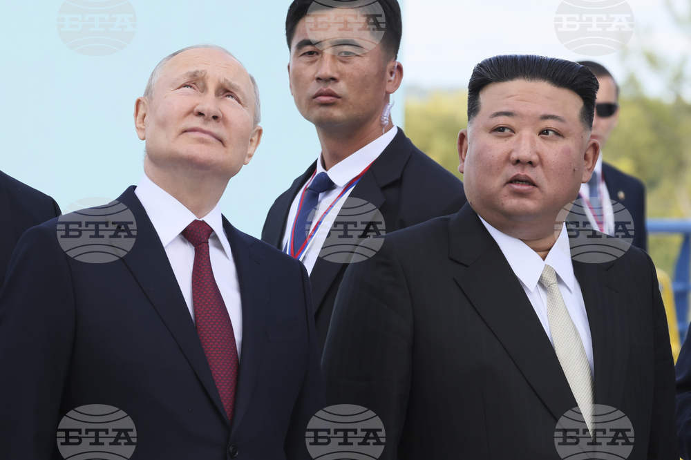 Руският лидер Владимир Путин и севернокорейският му колега Ким Чен