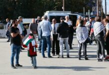 Въпреки забраната пред НДК се събират фенове на „Хамас“ и Палестина