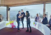 Мъж нахълта на дебата на БНТ за кмет на Велико Търново