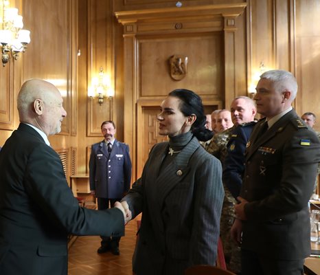 Министърът на отбраната Тодор Тагарев се срещна днес с украински