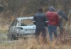Откриха опожарена кола край София, вероятно на бандитите, обрали парите от инкасото в Благоевград