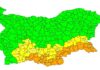 Оранжев код за значителни валежи от дъжд и сняг за пет области на страната
