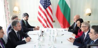 Държавният секретар на САЩ Блинкен към премиера Денков и вицепремиера Габриел: България е изключителен партньор за САЩ