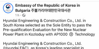 ПП-ДБ забъркаха България в международен скандал с Южна Корея заради строежа на новите блокове в АЕЦ „Козлодуй“