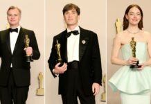 „Опенхаймер“ със седем оскара, „Клети създания“ – с четири, а „Барби“ взе за оригинална песен