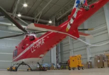 Първият медицински хеликоптер е доставен у нас без черна кутия, вратата му не се затваря