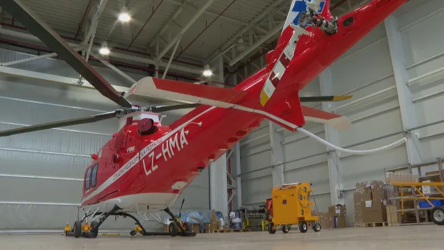 Хеликоптерът за спешна медицинска помощ по въздух ще изпълни първия