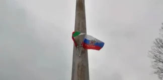 Столична община отстранява поставени руски знамена на „Цариградско шосе“