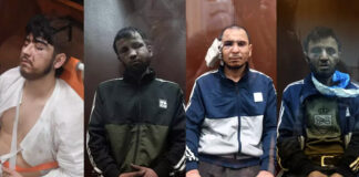 Без ухо и око – заподозрените за атентата в Москва със сериозни наранявания, единият бе доведен в съда в инвалидна количка