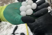 В Рибново описват щетите след градушката