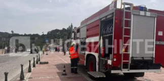 Пожар на Царевец във Велико Търново