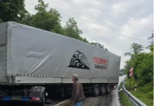 Верижна катастрофа с 4 тира затвори пътя Русе – В. Търново