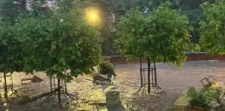 Разчистват щетите в Плевен след снощния порой