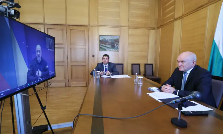 Снимка: Премиерът Главчев увери украинския си колега Шмигал: България ще продължи с категоричната си подкрепа за Украйна