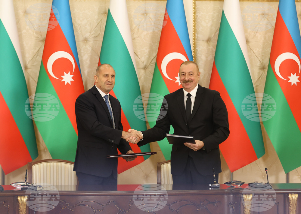 Снимка: Радев и Алиев подписаха декларация за стратегическо партньорство