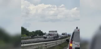 Катастрофа на северната скоростна тангента в София спря движението