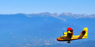 Испански самолети се включват в гасенето на пожара на българско-гръцката граница