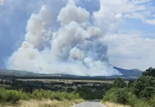 Два хеликоптера на ВВС се включват в гасенето на пожарите в Сакар