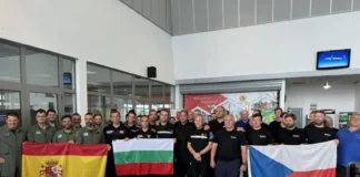 Изпращаме екипите от Испания и Чехия с огромна благодарност за невероятната помощ в борбата с пожарите
