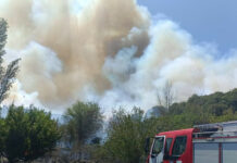 Готвят евакуация на три села в Благоевградско заради пожар
