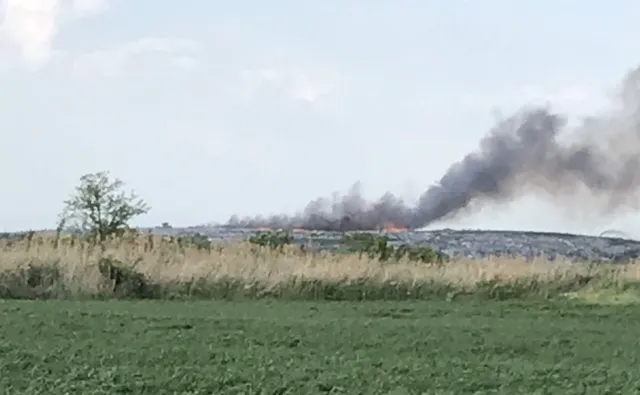 Въздухът в Пловдив е замърсен заради пожара в Цалапица Стойността