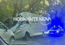 Кемпер се удари в дърво, всички пътници са тежко ранени