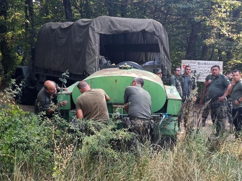 Има задържан за пожара в района на Природен парк Сините