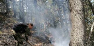 Засега няма опасност пожарът в Северна Македония да навлезе у нас, огънят в Славянка снощи се е разпалил и е преминал границата