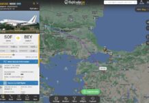 Правителственият самолет излетя за Ливан