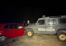 Катастрофа с джип на „Гранична полиция“ край Бургас