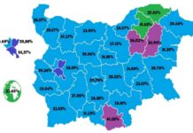 Победата на ГЕРБ е при 4% по-висока избирателна активност от тази при избора на Радев