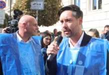 Борис Бонев излезе на протест срещу кмета Васил Терзиев