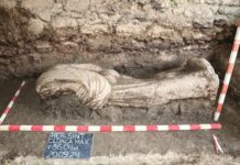 Преместиха новооткритата статуя от Хераклея Синтика в музея в Петрич