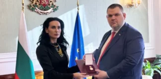 Делян Пеевски награден с медал за особени заслуги към украинския народ