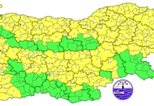 Жълт код за опасен вятър в събота