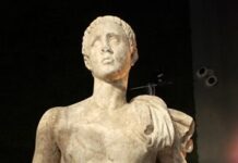Статуята от Хераклея Синтика вероятно е на внук на Октавиан Август