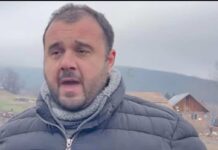 Водещият протеста във Велинград – кандидат-депутат от „Величие“ с яке за 3 000 лева