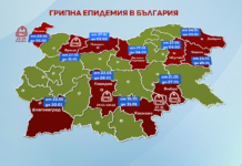 11 области са в грипна епидемия от днес