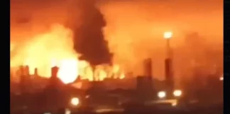 Украински дронове удариха руска петролна рафинерия на „Лукойл“