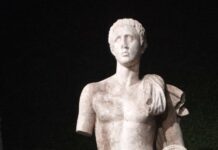 Ето реставрираната статуя на внука на император Октавиан Август от Хераклея Синтика