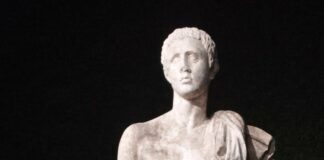 Ето реставрираната статуя на внука на император Октавиан Август от Хераклея Синтика